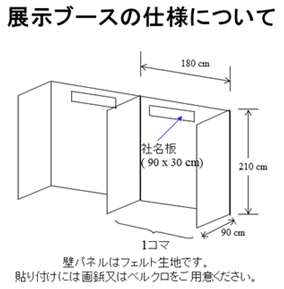 展示ブース仕様1